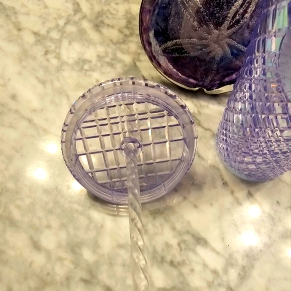 STARBUCKS HOLIDAY IRIDESCENT UNICORN BLING DIAMOND CUT JEWEL TUMBLER 24 OZ - Picture 10 of 16